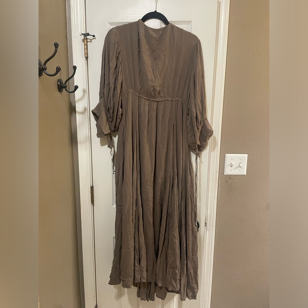 Free People Just Like Paradise Maxi Large Color: Olive Stone NWT - Picture 5 of 6